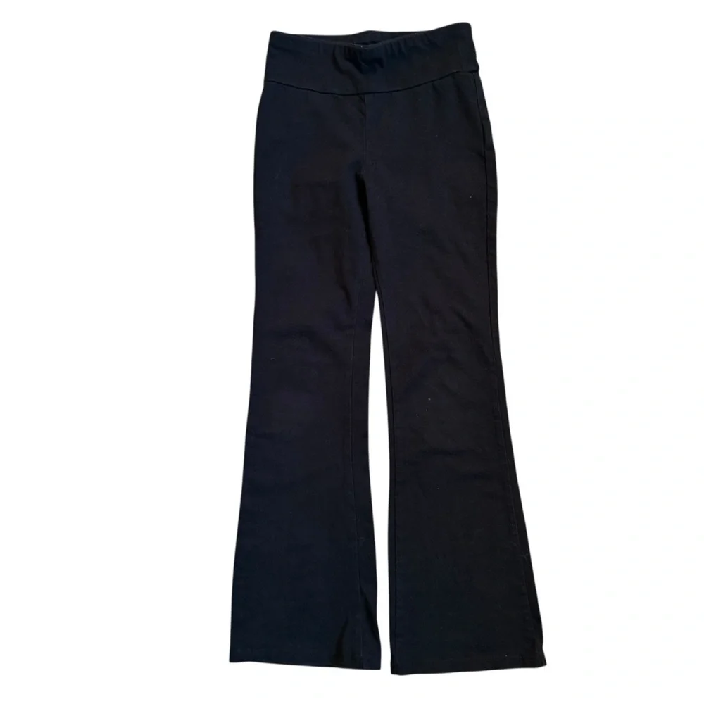 GAP|Kids Black Cotton Flare Leggings- Size 6-7 years
